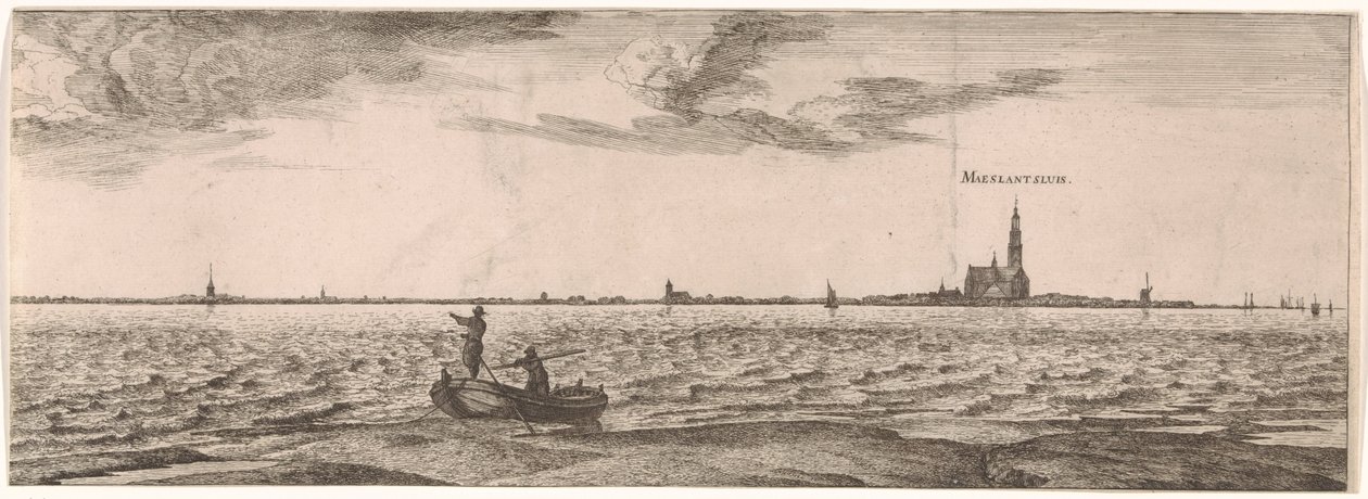 Ansicht von Maassluis von Joost van Geel