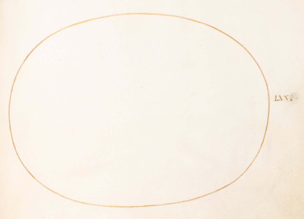 Tafel 70: Leeres Oval von Joris Hoefnagel