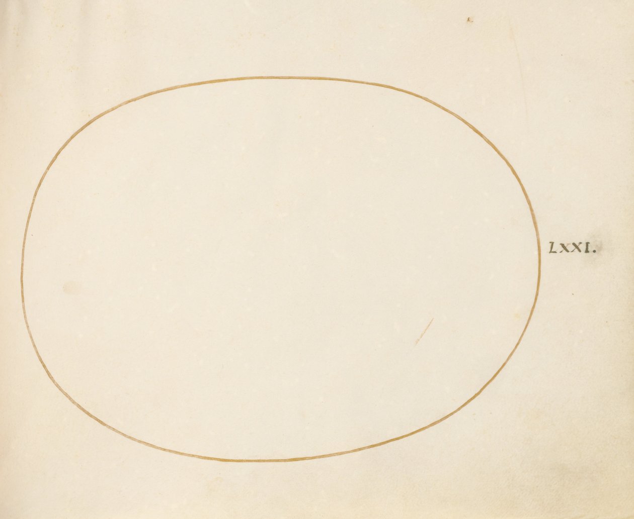 Tafel 71: Leeres Oval von Joris Hoefnagel