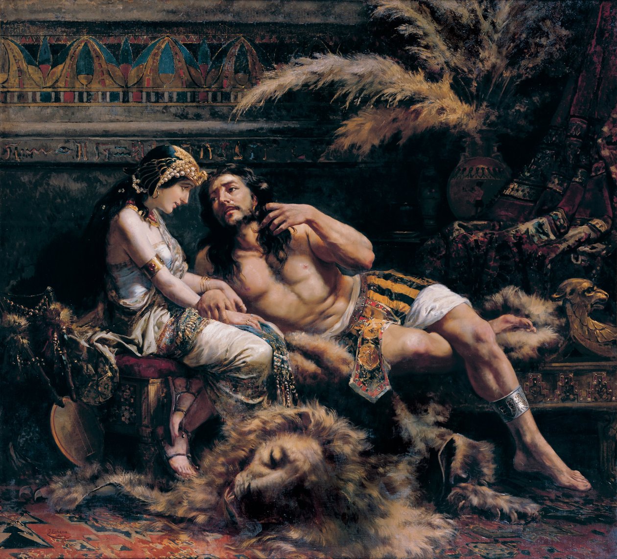 Samson und Delilah von José de Echenagusía