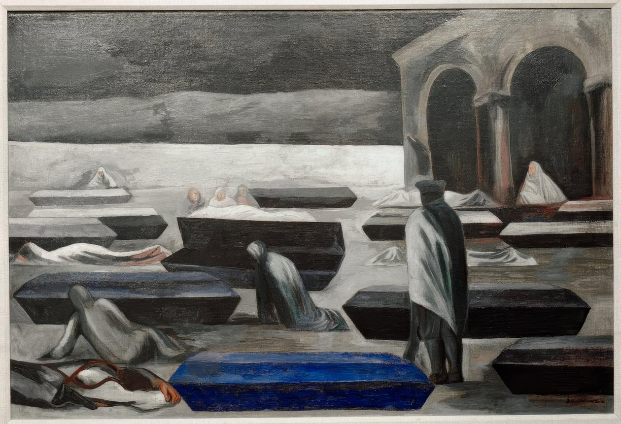 Der Friedhof von José Clemente Orozco