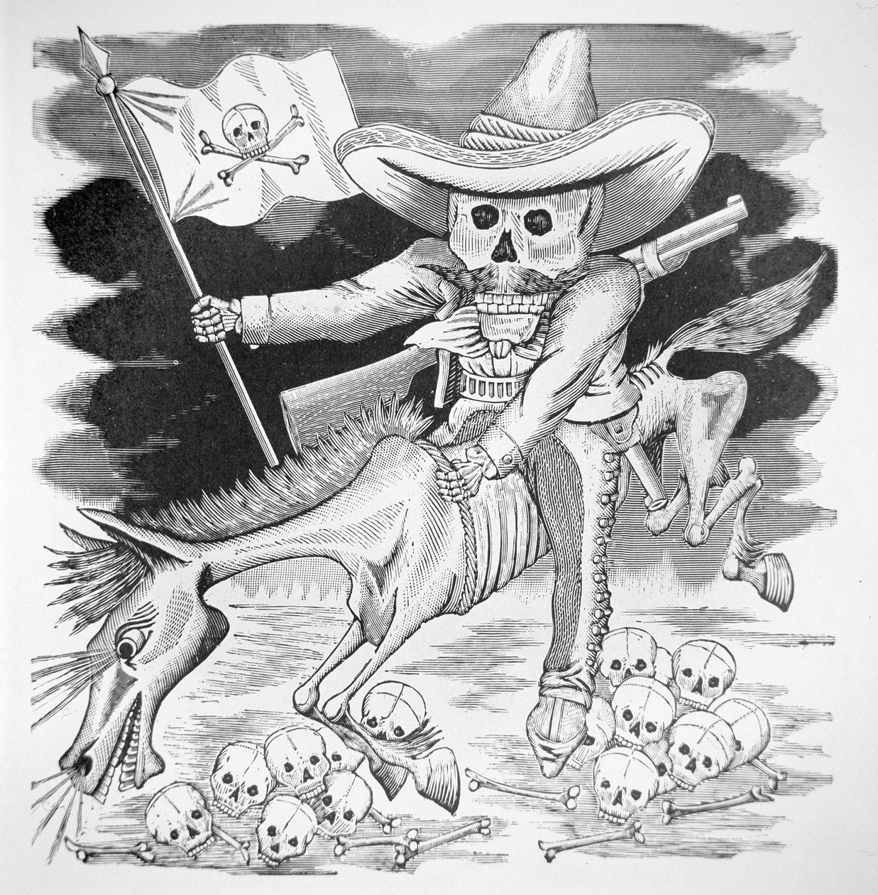 Calavera Zapatista, ca. 1910 von José Guadalupe Posada