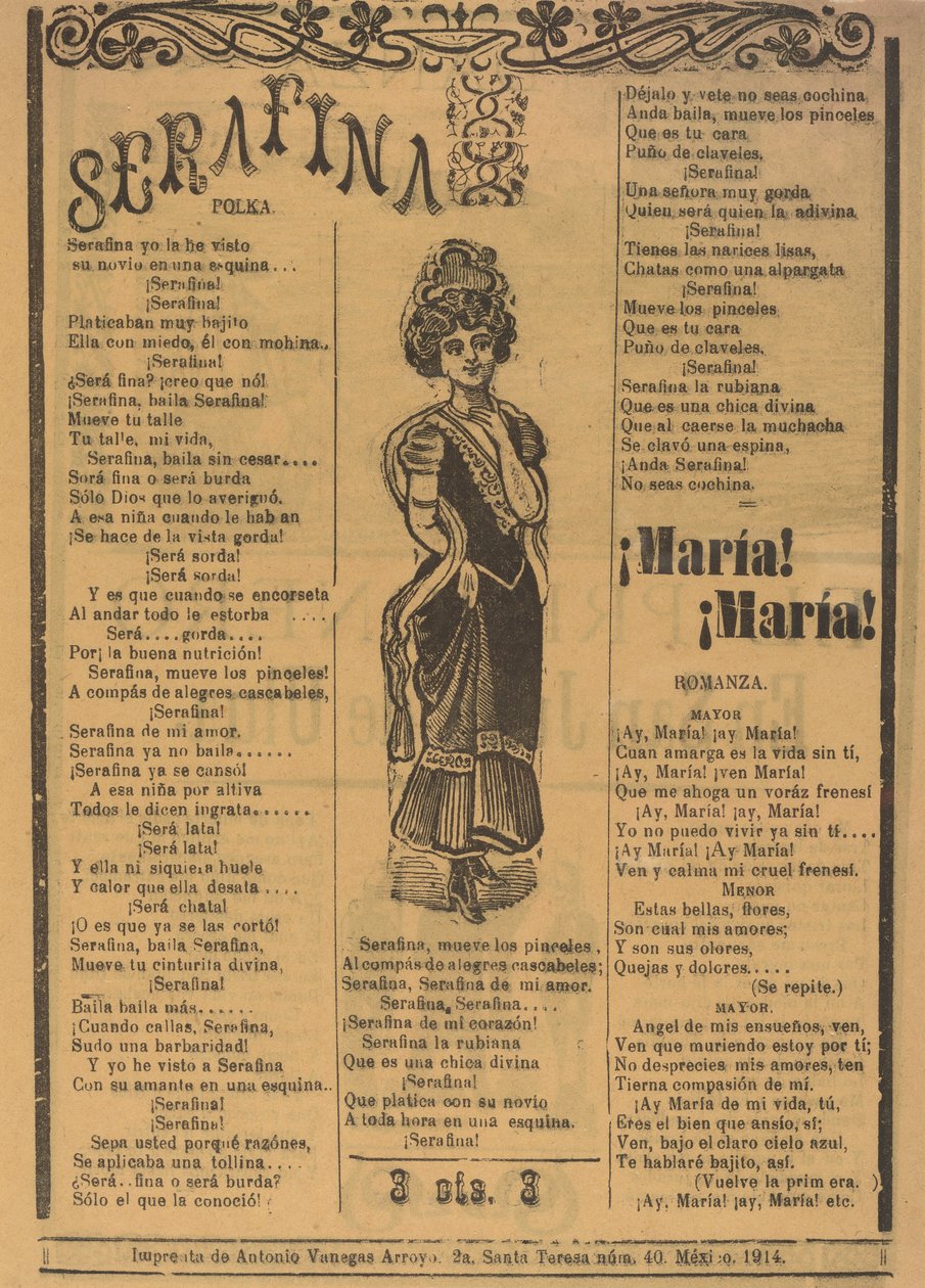 Serafina von José Guadalupe Posada