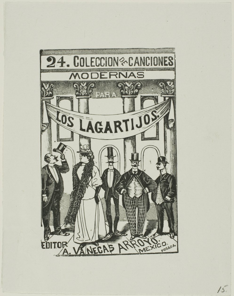 Die Dandies von José Guadalupe Posada