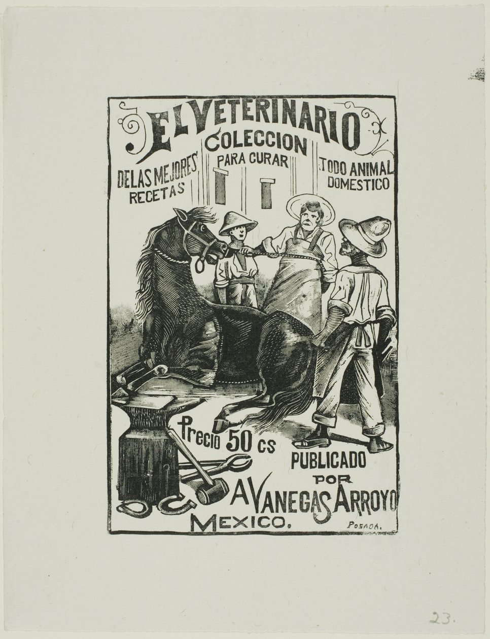 Der Tierarzt von José Guadalupe Posada