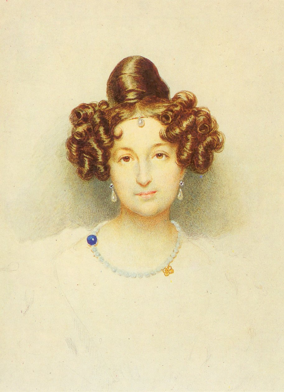 Porträt der Gräfin Elisaweta Woronzowa (1792-1880) von Josef Eduard Teltscher