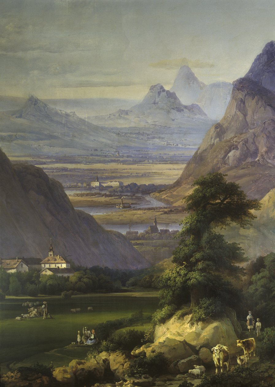 Landschaft bei Kamük, 1850er Jahre von Josef Matj Navrátil