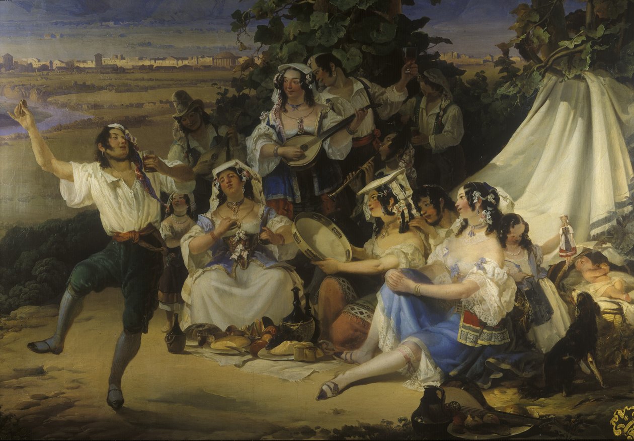 Turin, Monte Superga, 1850er Jahre von Josef Matj Navrátil