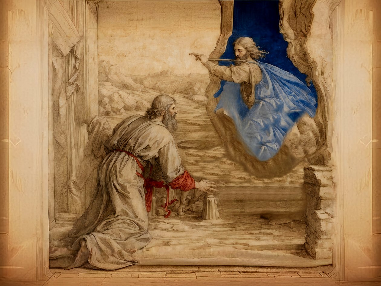 Abram verlässt Haran von Josef Johann Michel