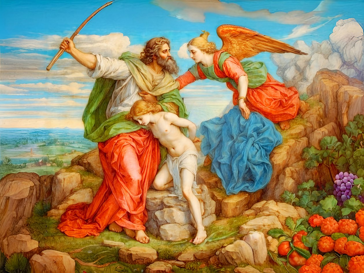 Opferung Isaaks von Josef Johann Michel