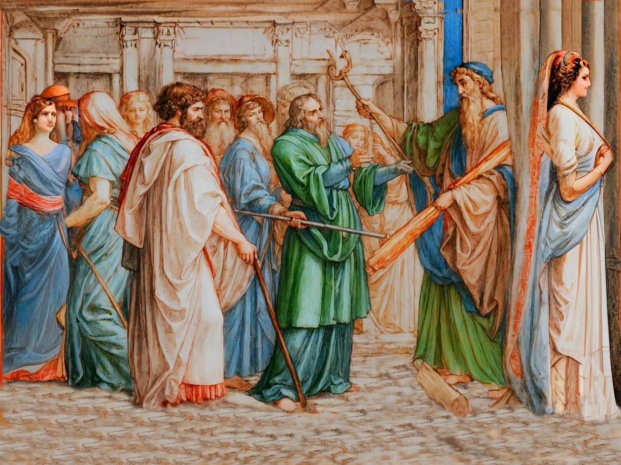Aarons Stab blüht von Josef Johann Michel