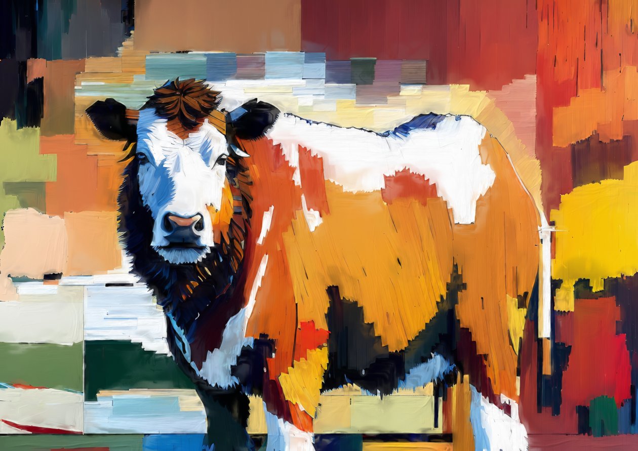 Tiere: Hereford-Rind 3 von Josef Johann Michel