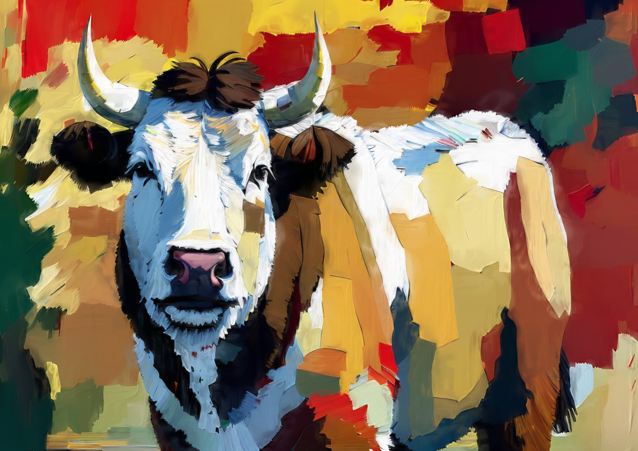 Tiere: Hereford-Rind 4 von Josef Johann Michel