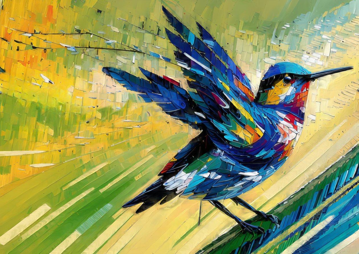Tiere: Kolibri 3 von Josef Johann Michel