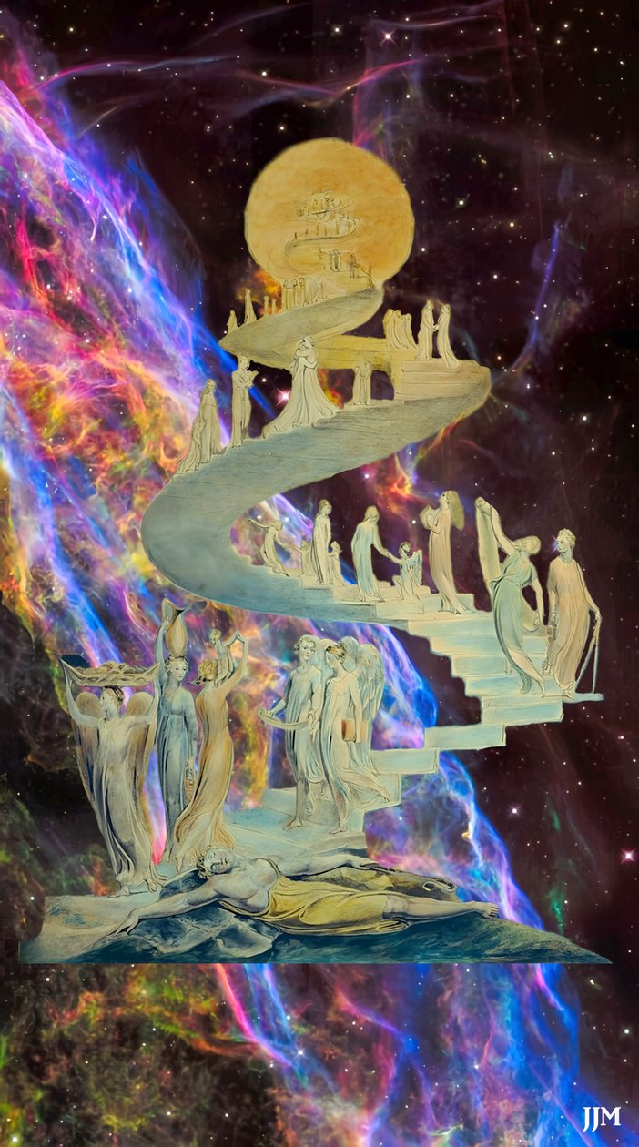 JJM-recreate: Blake-W_Jakobs Traum+JWST von Josef Johann Michel