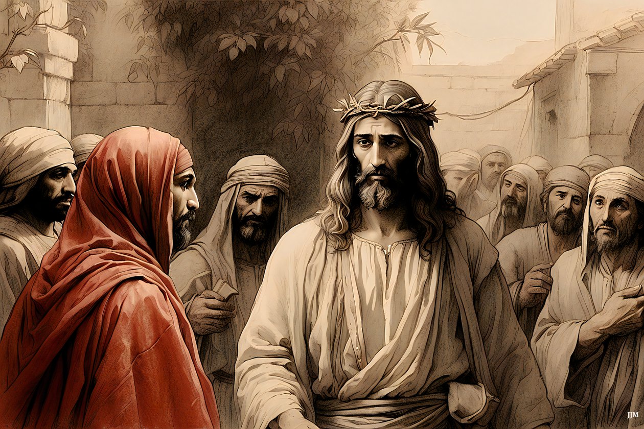 Jesus verraten von Judas von Josef Johann Michel