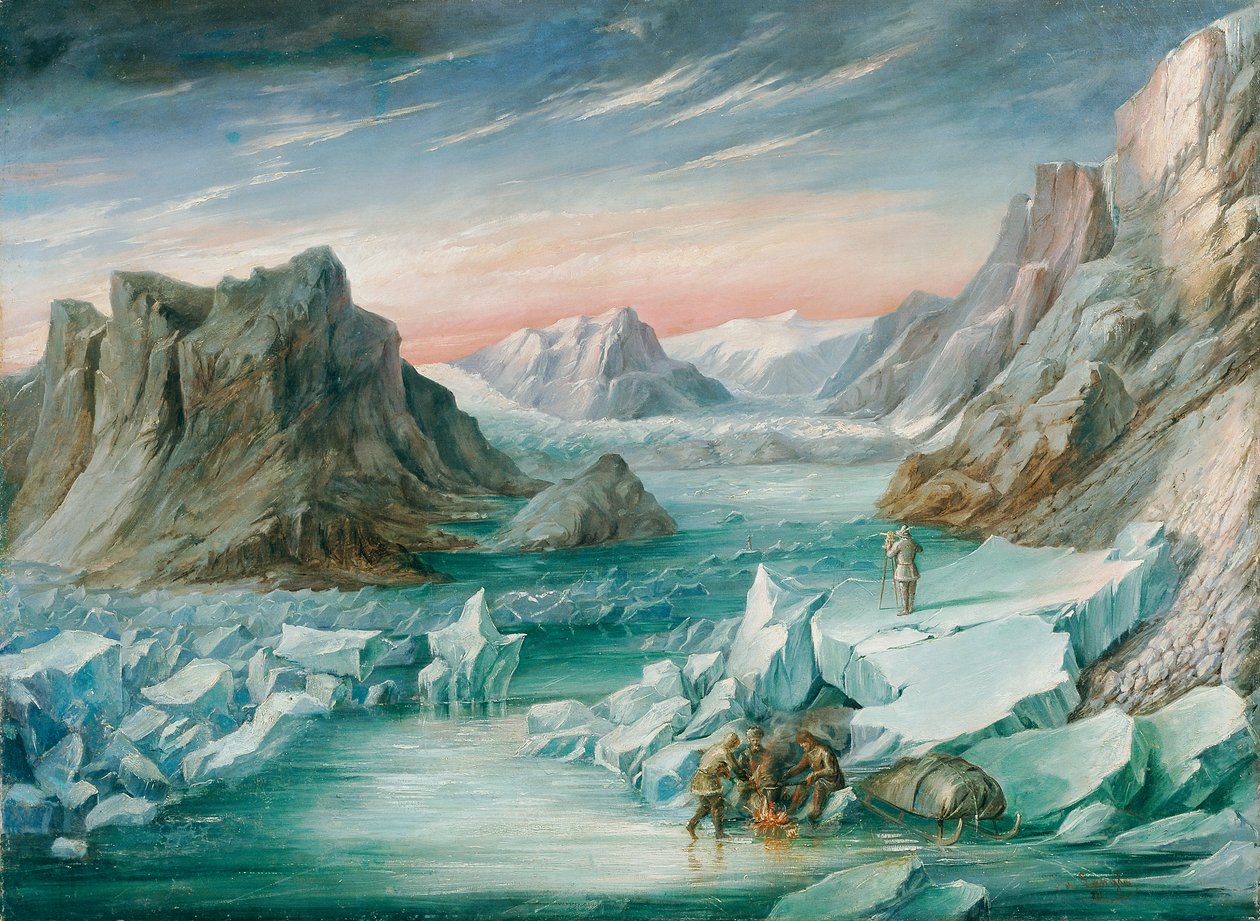 Deutsche Nordpolexpedition nach Ostgrönland 1869 von Josef Langl