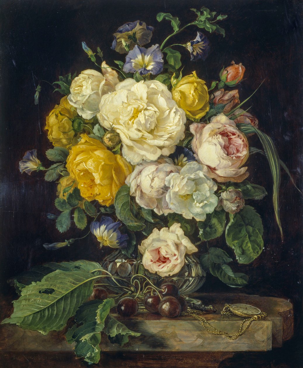 Stillleben mit Blumen von Josef Neugebauer