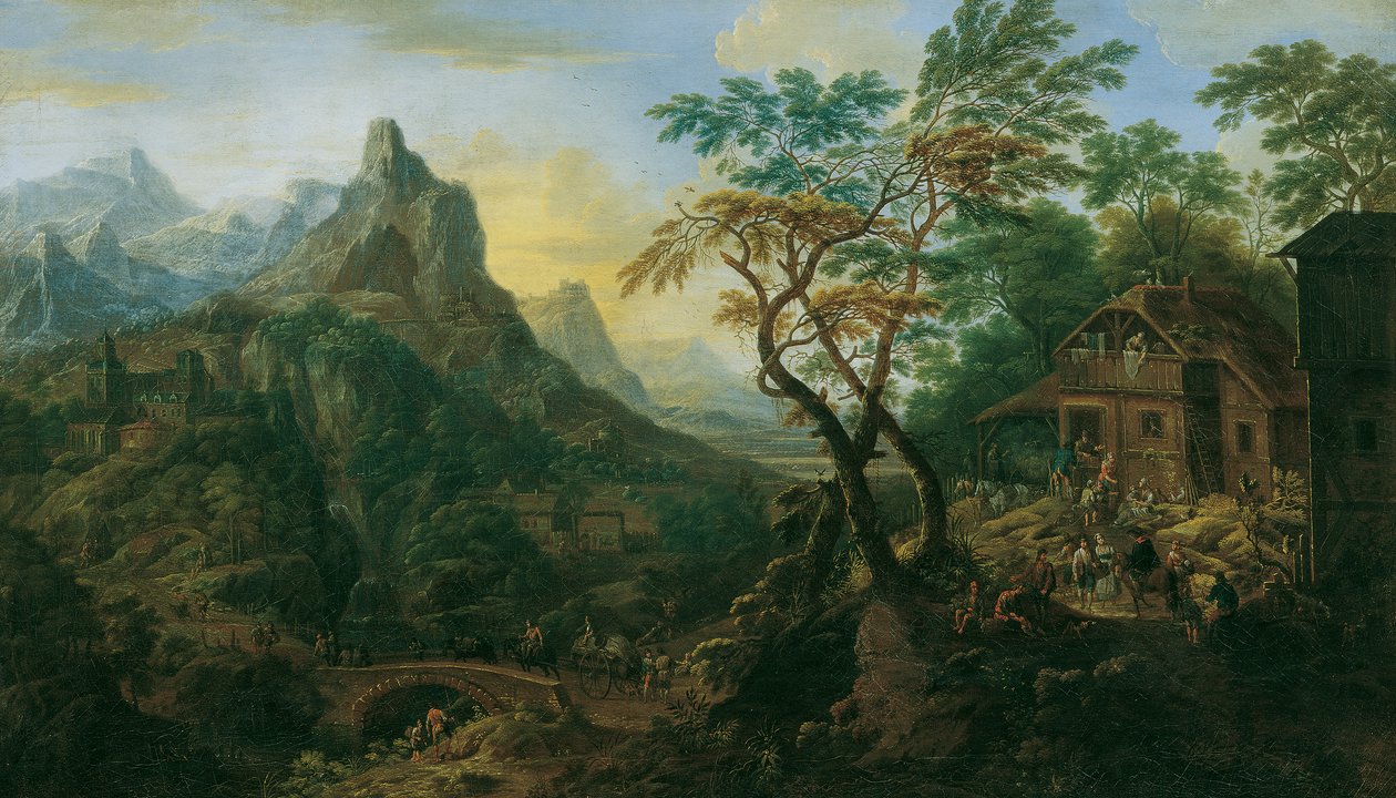 Gebirgslandschaft von Josef Orient