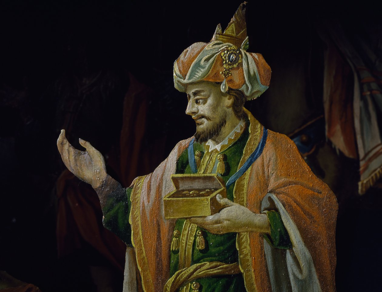 Balthasar, Anbetung der Heiligen Drei Könige von Josef Renzler