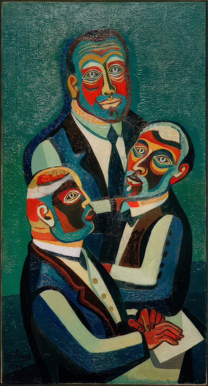 Geschäftsleute von Josef Scharl