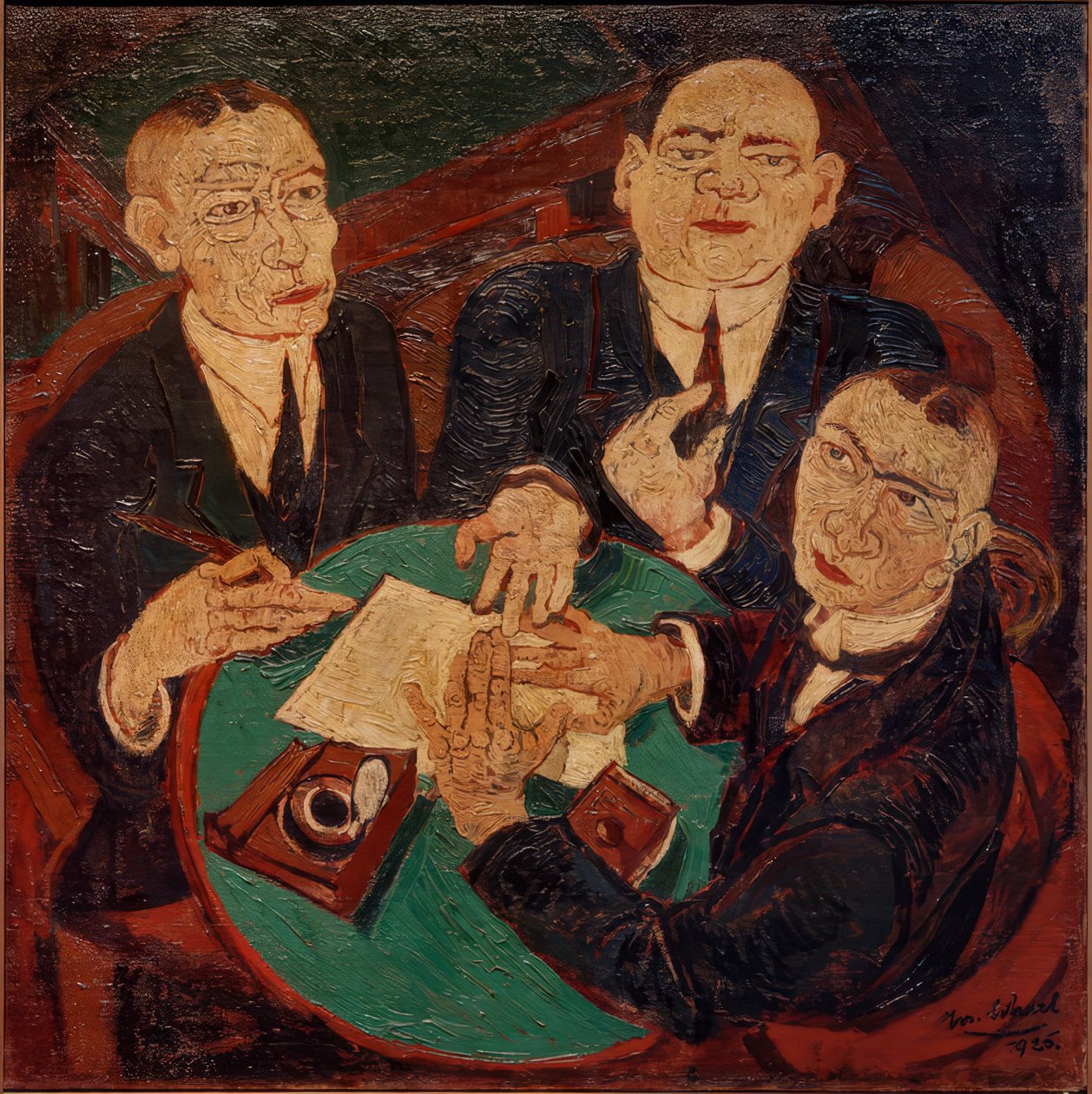 Drei Kaufleute von Josef Scharl