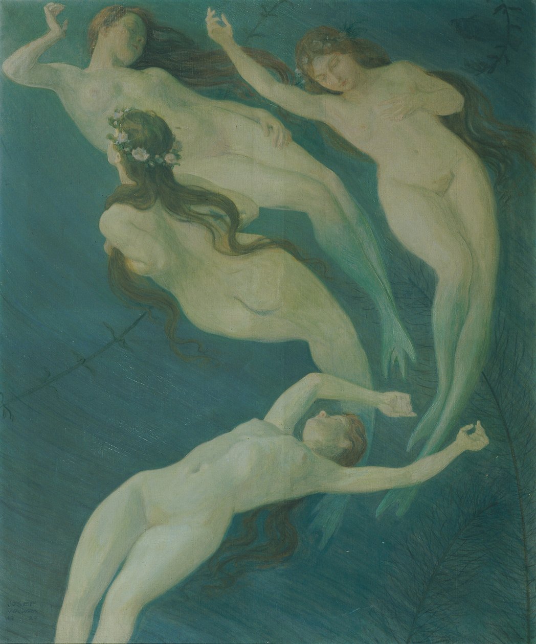Meerjungfrauen, 1920 von Josef Wawra