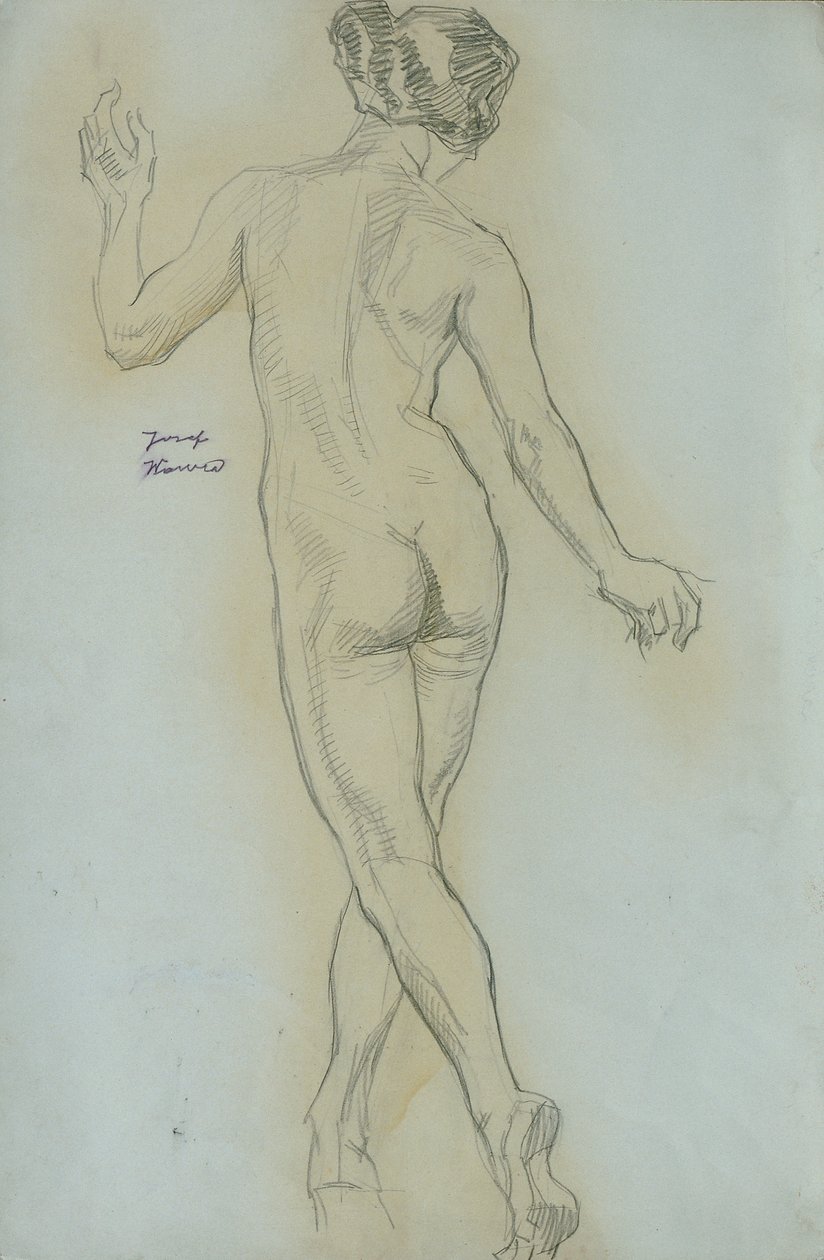 Rückenakt von Josef Wawra