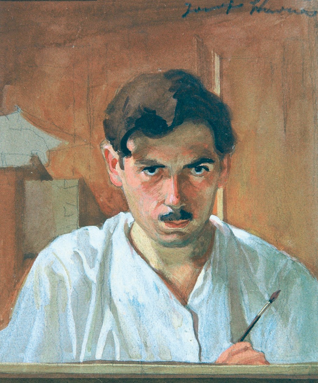 Selbstbildnis von Josef Wawra