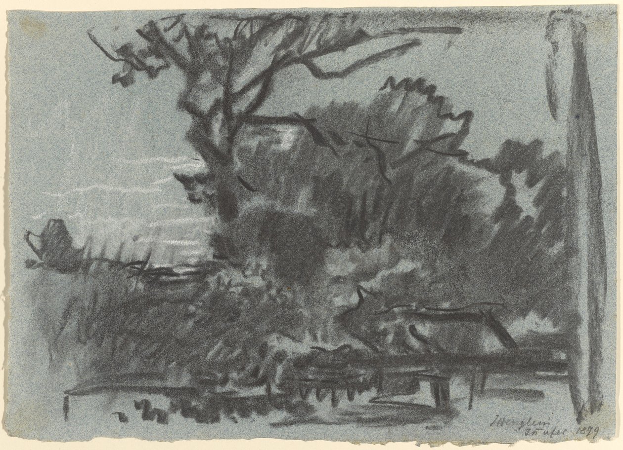 Waldszene von Josef Wenglein