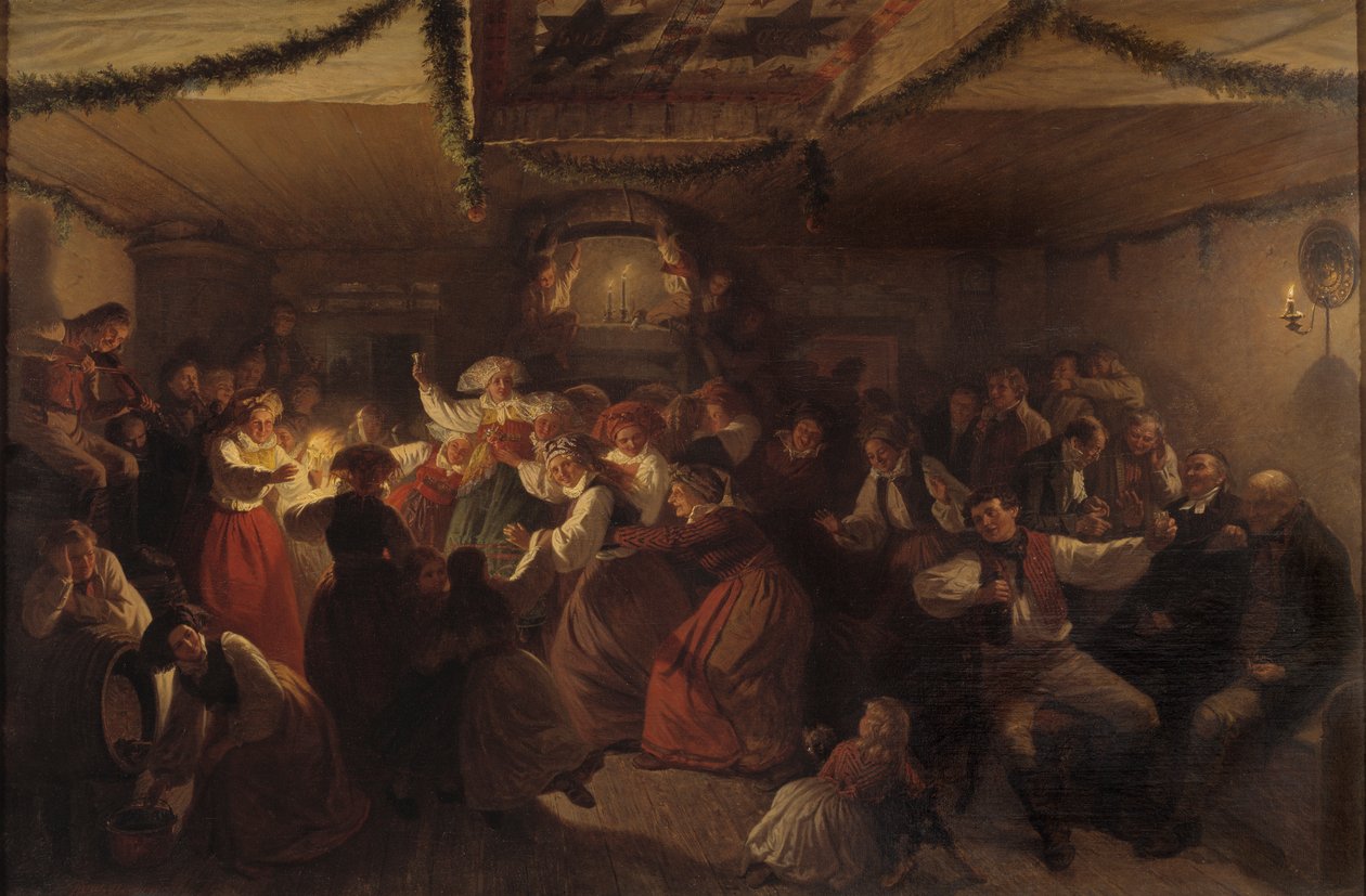 Die Hochzeit in Vingåker von Josef Wilhelm Wallander