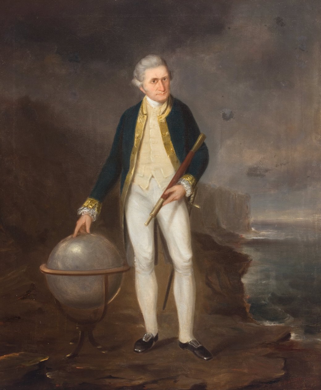 Kapitän Cook an der Küste von New South Wales von Joseph Backler