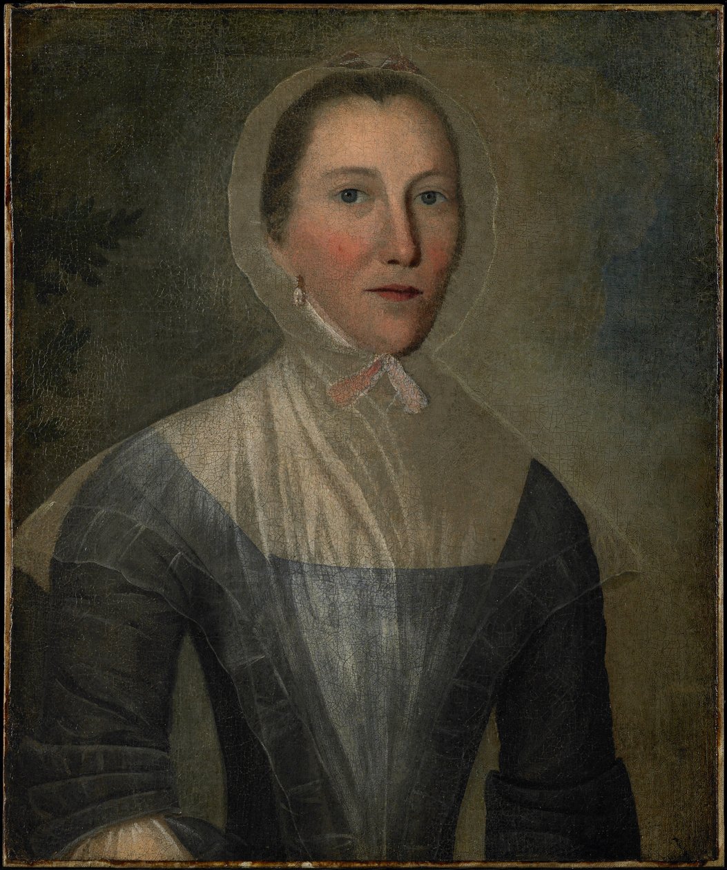 Porträt von Mary Crosswell, 1763 von Joseph Badger