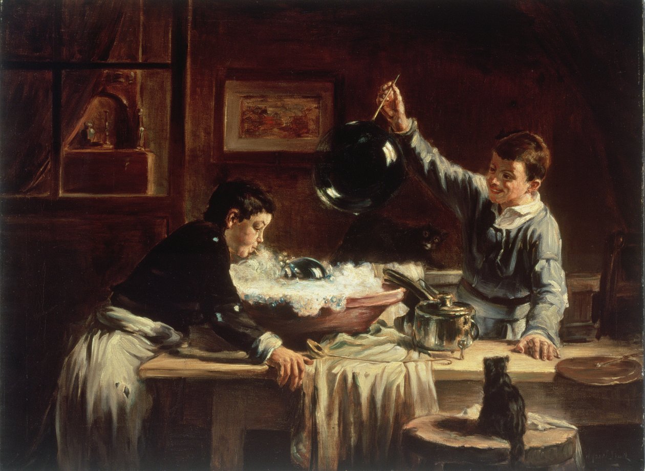 Seifenblasen, 1899 von Joseph Bail