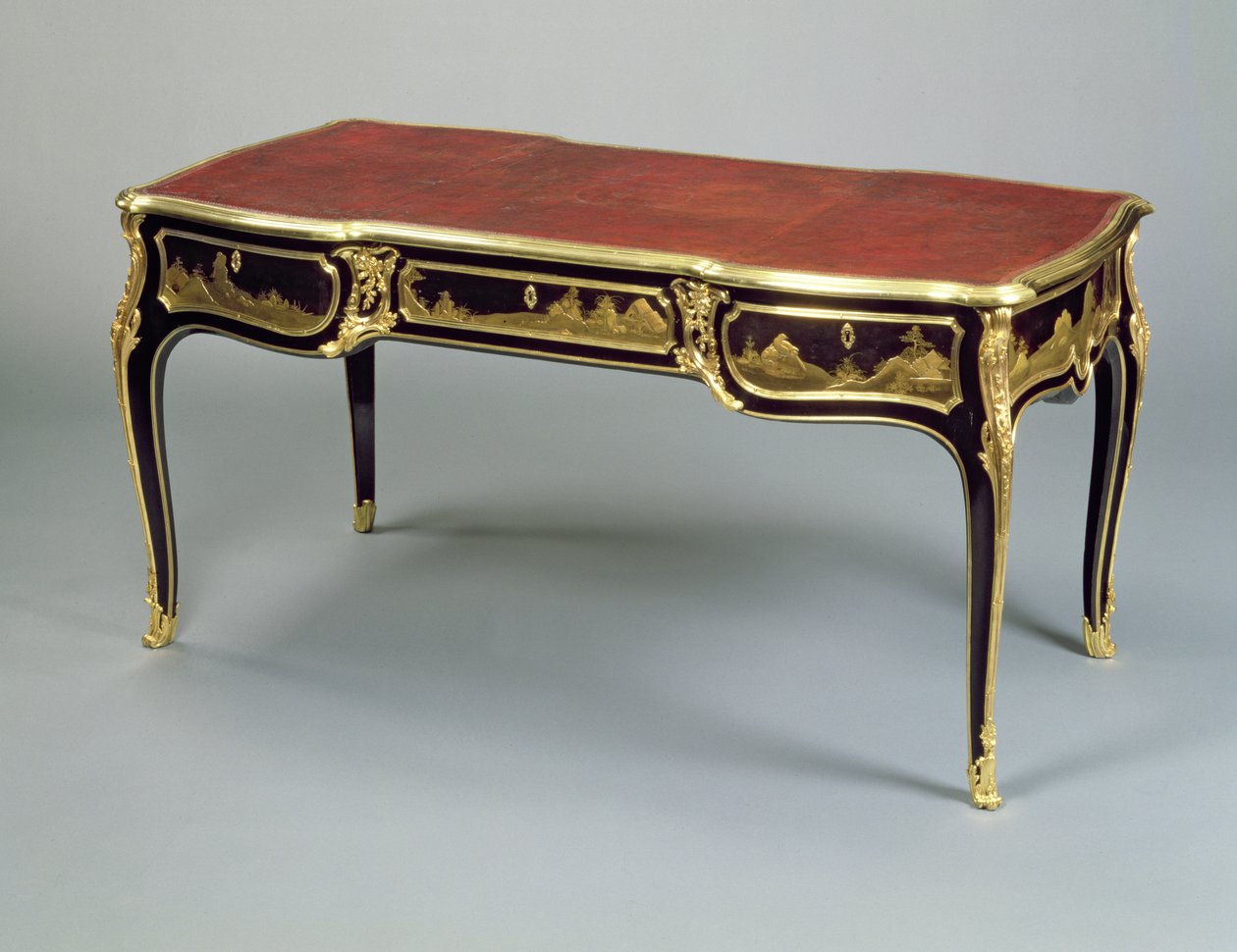 Louis XV Bureau Plat, um 1775 von Joseph Baumhauer
