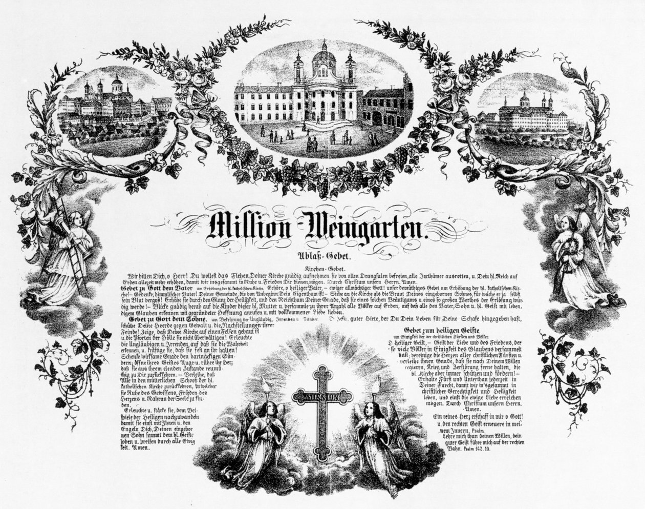 Mission Weingarten Ablass-Gebet von Joseph Bayer