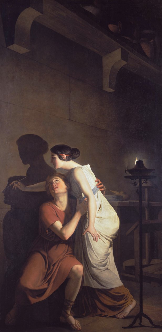 Erfindung der Zeichenkunst von Joseph Benoît Suvée