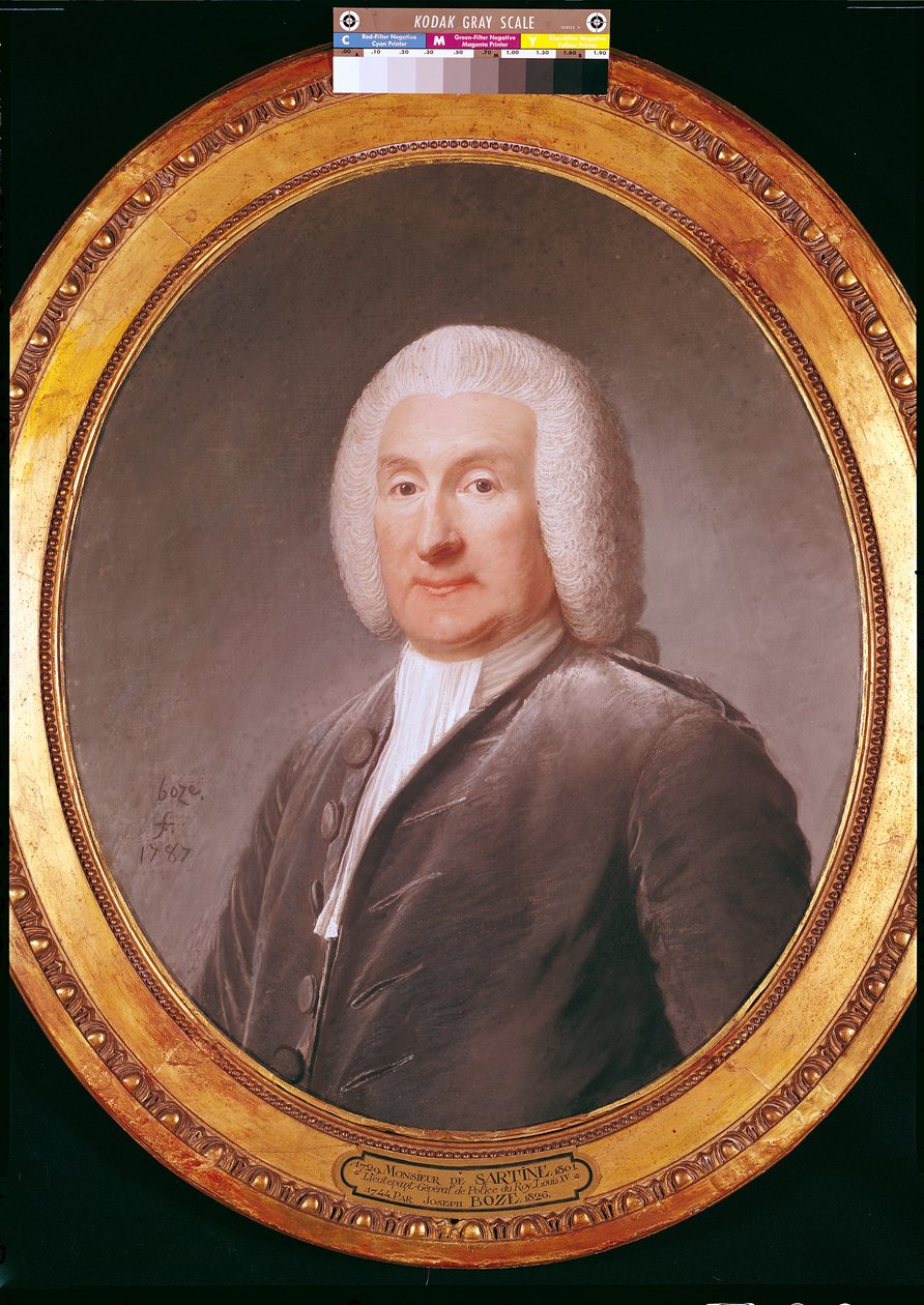 Antoine de Sartine (1729-1801) Graf von Alby, 1787 von Joseph Boze