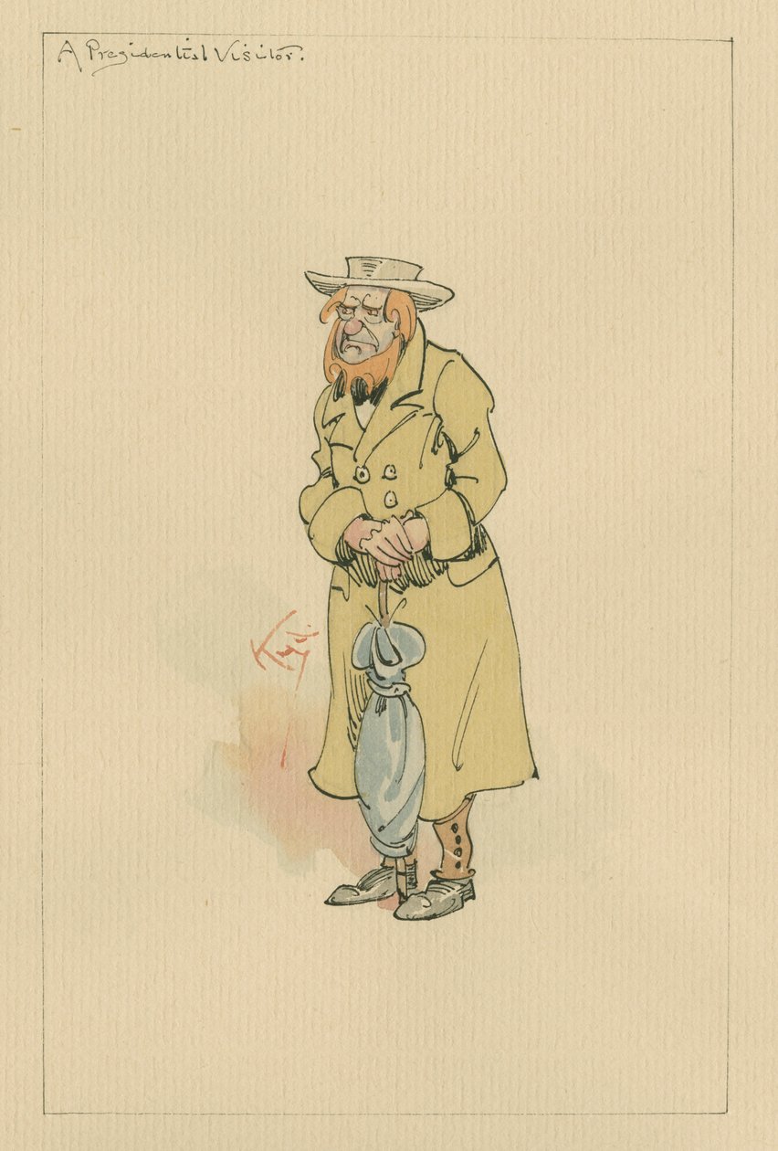 Ein Präsidentenbesucher, ca. 1920er von Joseph Clayton Clarke