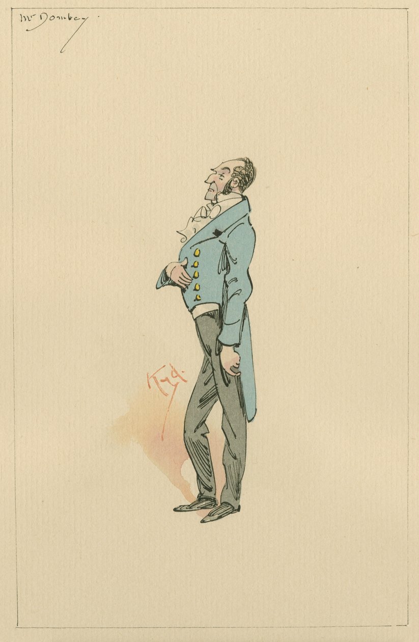 Mr. Paul Dombey, ca. 1920er von Joseph Clayton Clarke
