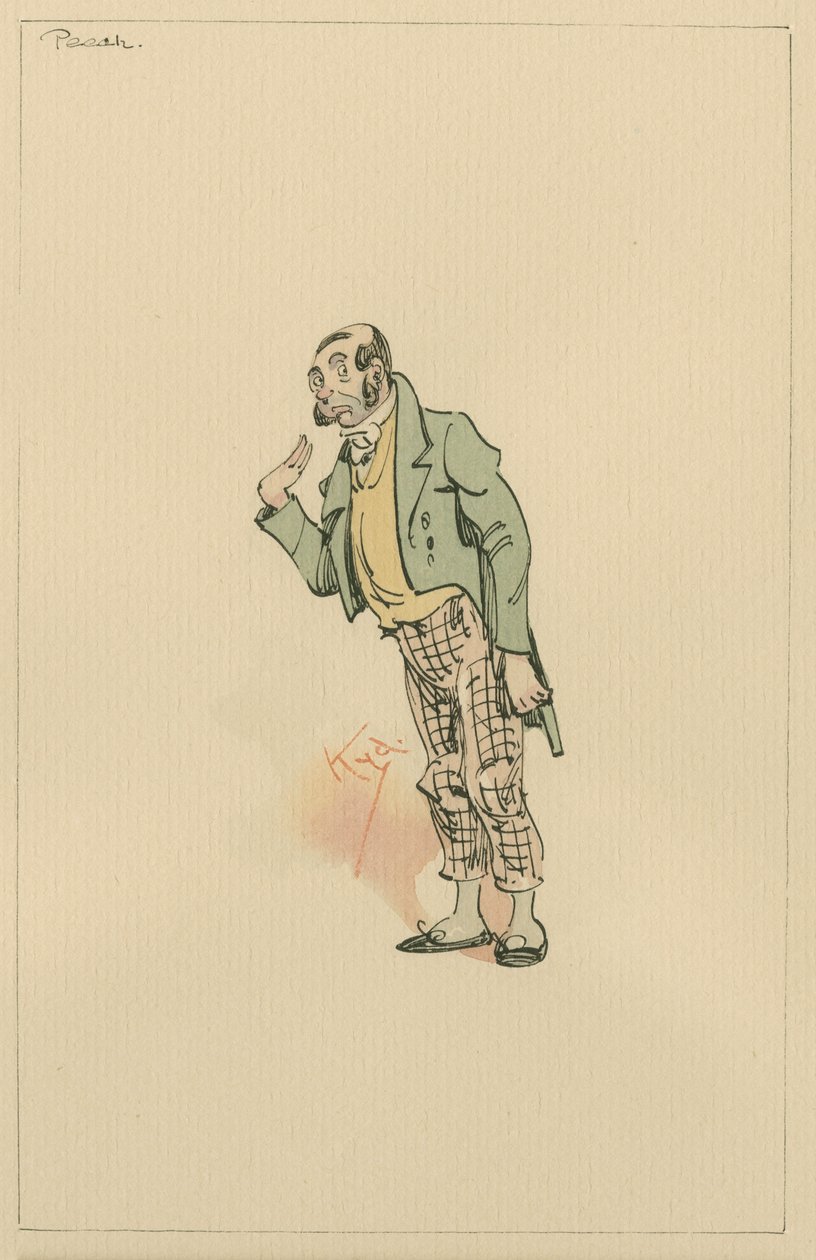 Mr Perch, um 1920 von Joseph Clayton Clarke