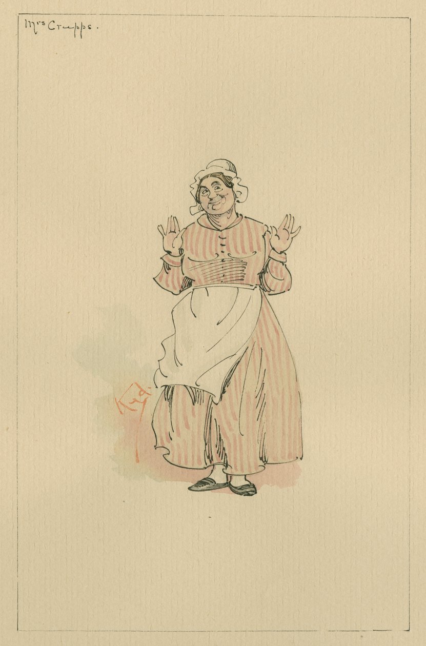 Mrs. Crupps, ca. 1920er Jahre von Joseph Clayton Clarke