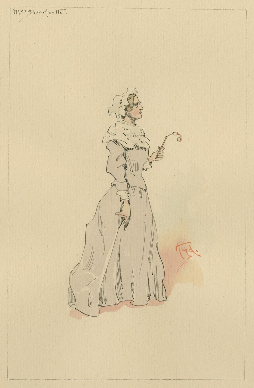 Mrs Steerforth, ca. 1920er von Joseph Clayton Clarke