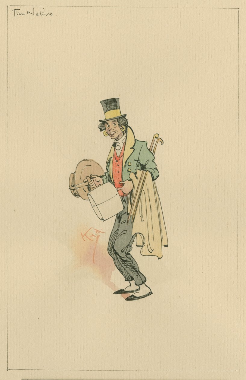 Der Eingeborene, um 1920er von Joseph Clayton Clarke
