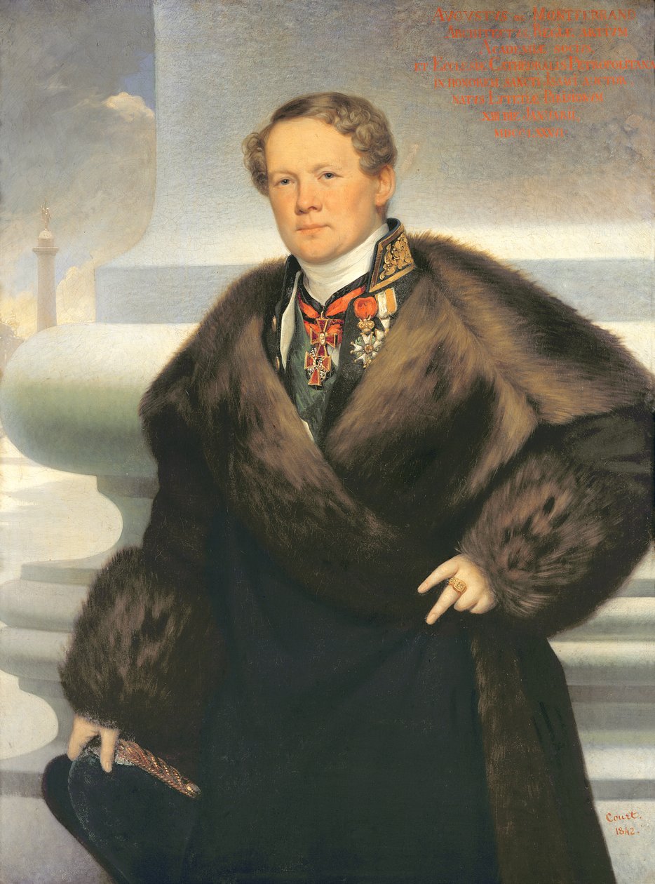 Auguste Ricard de Montferrand (1786-1856) von Joseph Desire Court