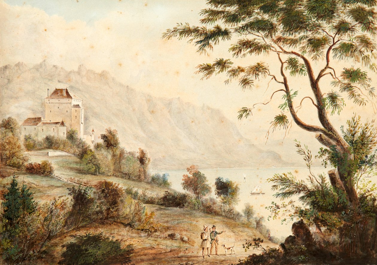 Das Schloss von Chatelard von Joseph Eugène Desvernois