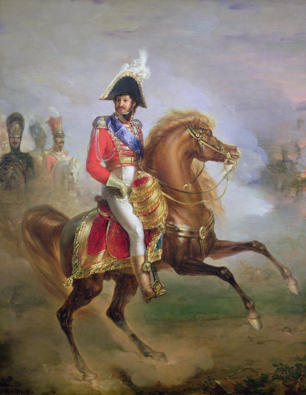Joachim Murat (1767-1815) zu Pferd, 1814-15 von Joseph Franque