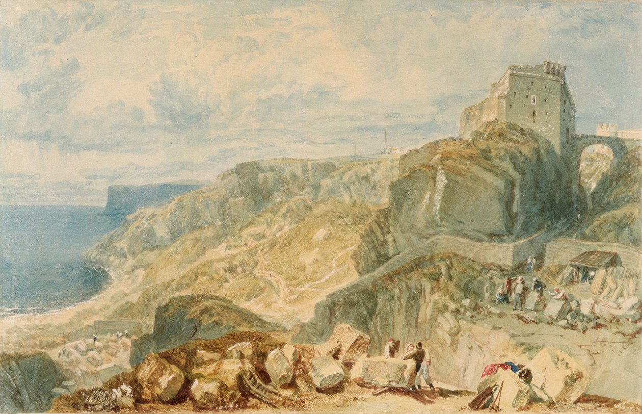 Bogen- und Pfeilschloss, Isle of Portland von Joseph Mallord William Turner