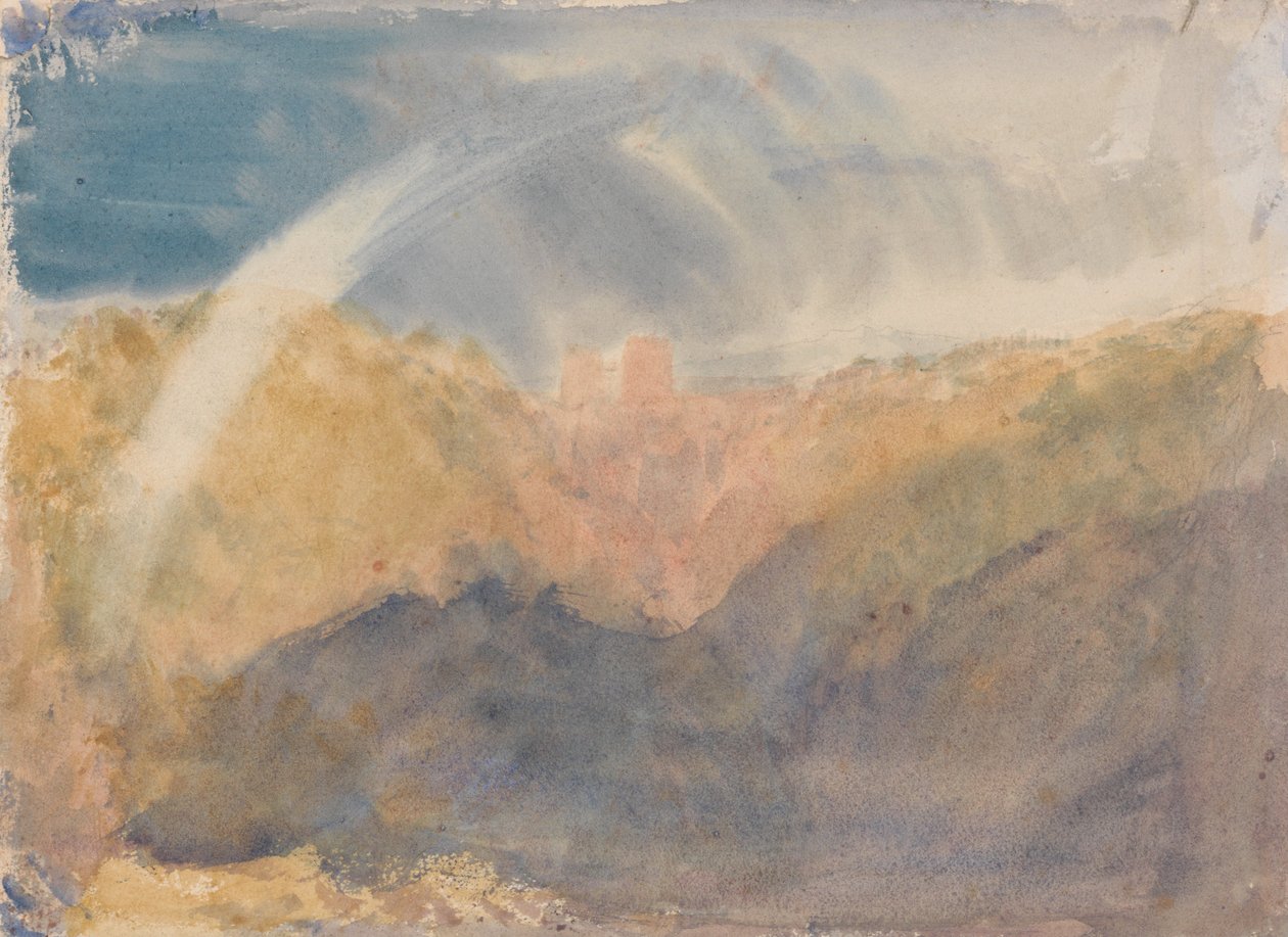 Crichton Castle (Gebirgslandschaft mit einem Regenbogen) von Joseph Mallord William Turner