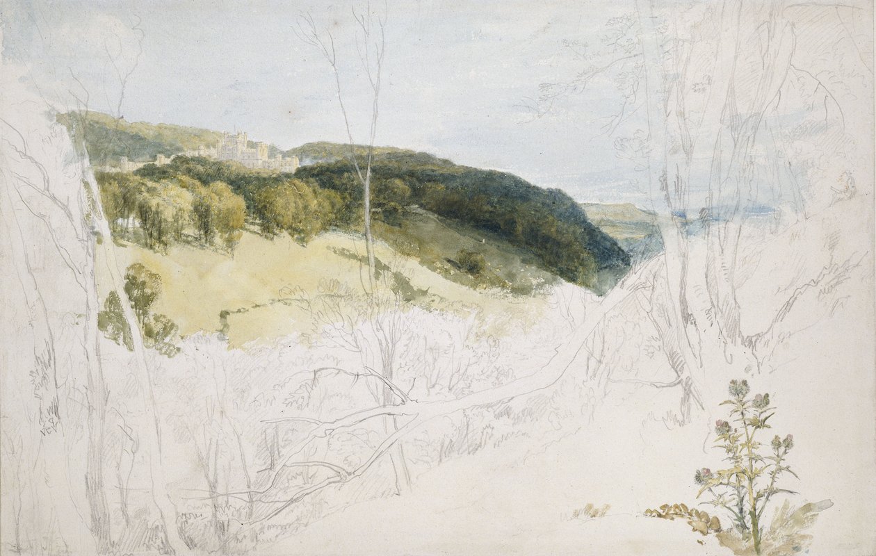 Ferne Ansicht von Lowther Castle (Parkszene) von Joseph Mallord William Turner